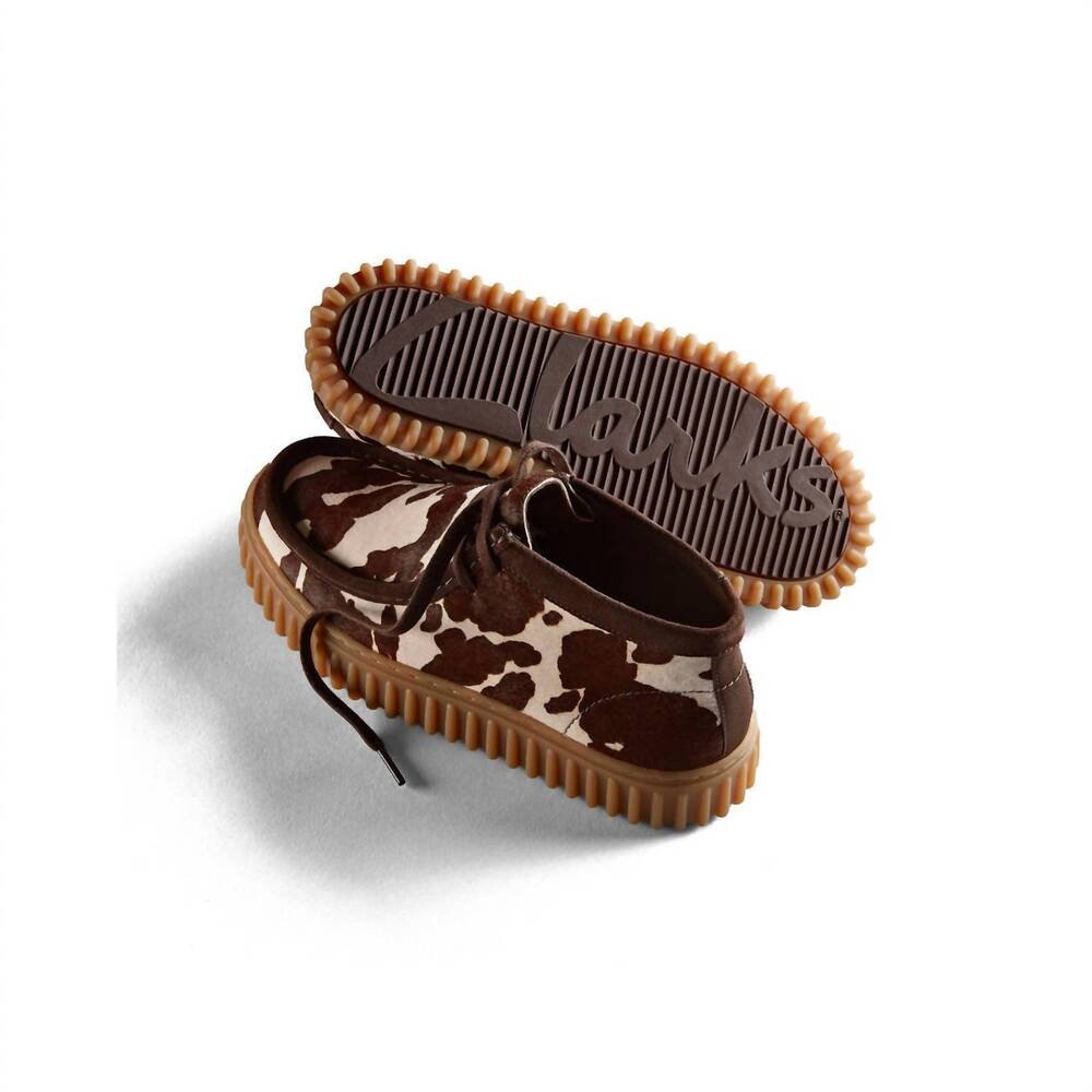 NEW CLARKS men's torhill hi shoes in animal print - Picture 7 of 7